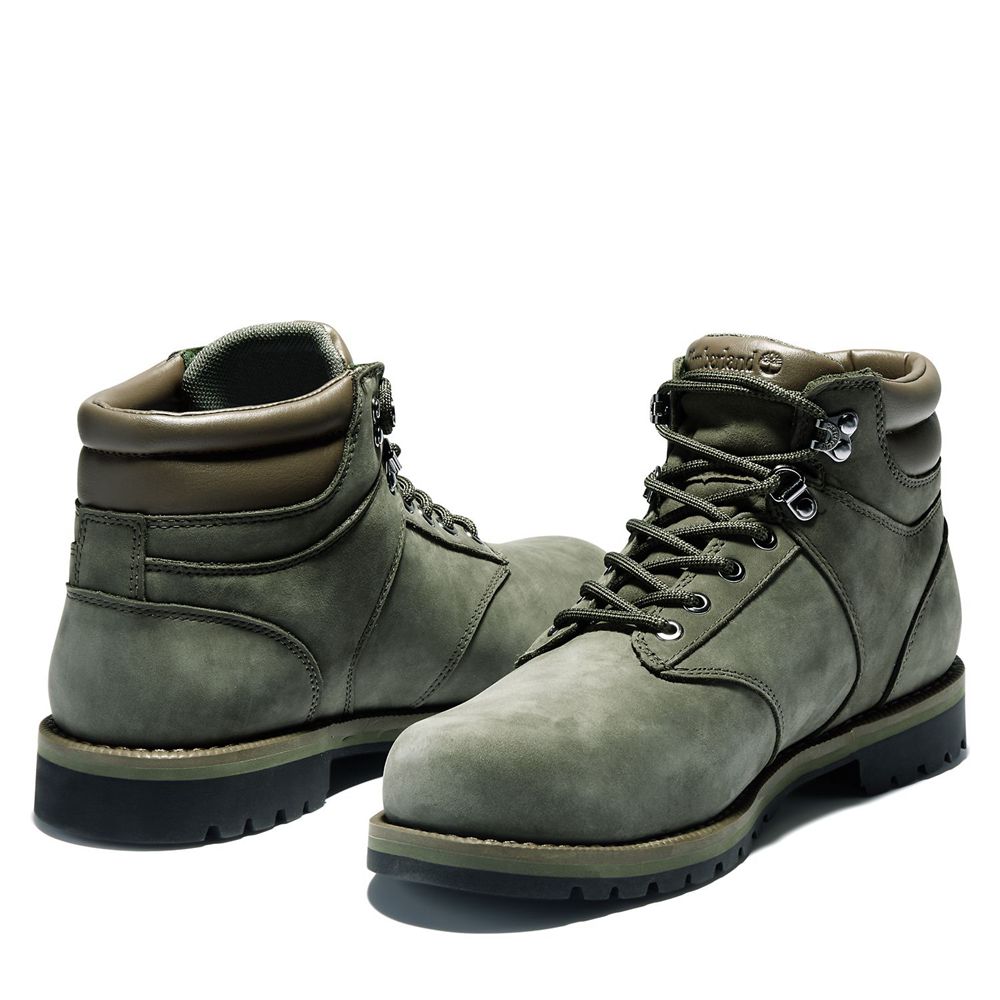 Botas de Montaña Timberland Hombre Redwood Falls Waterproof Mid Verde Oscuro - Chile WUR-720854